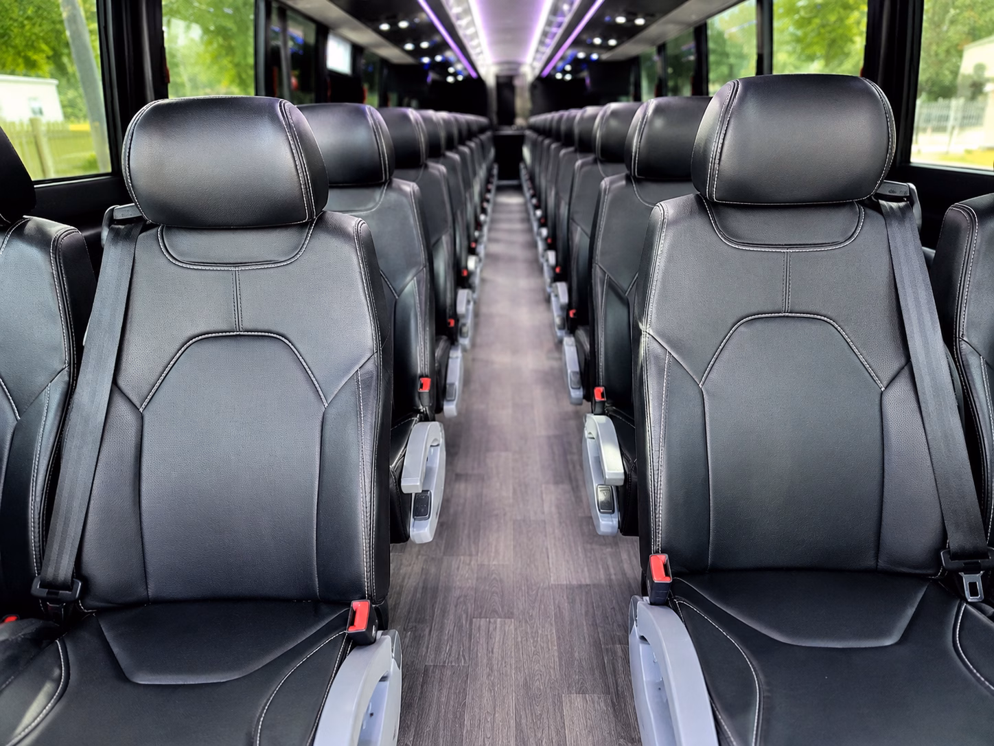 inglewood charter bus rental interior