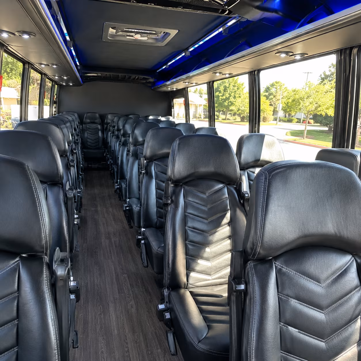 inglewood sporting event transportation onboard seating