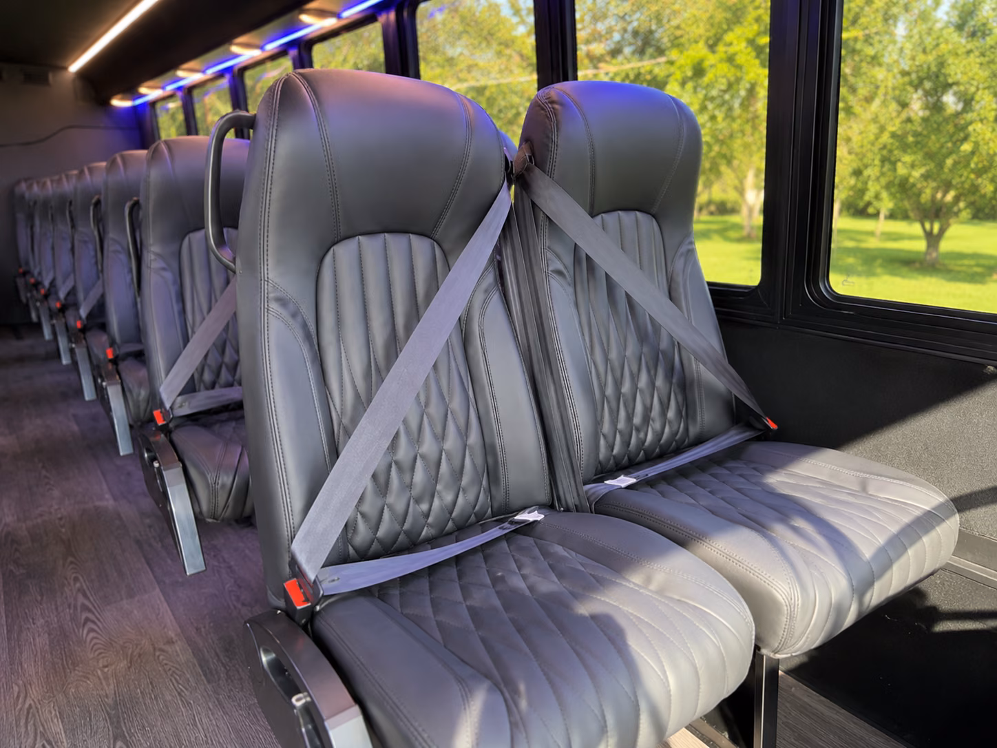 inglewood wine tour brewery transportation onboard seating