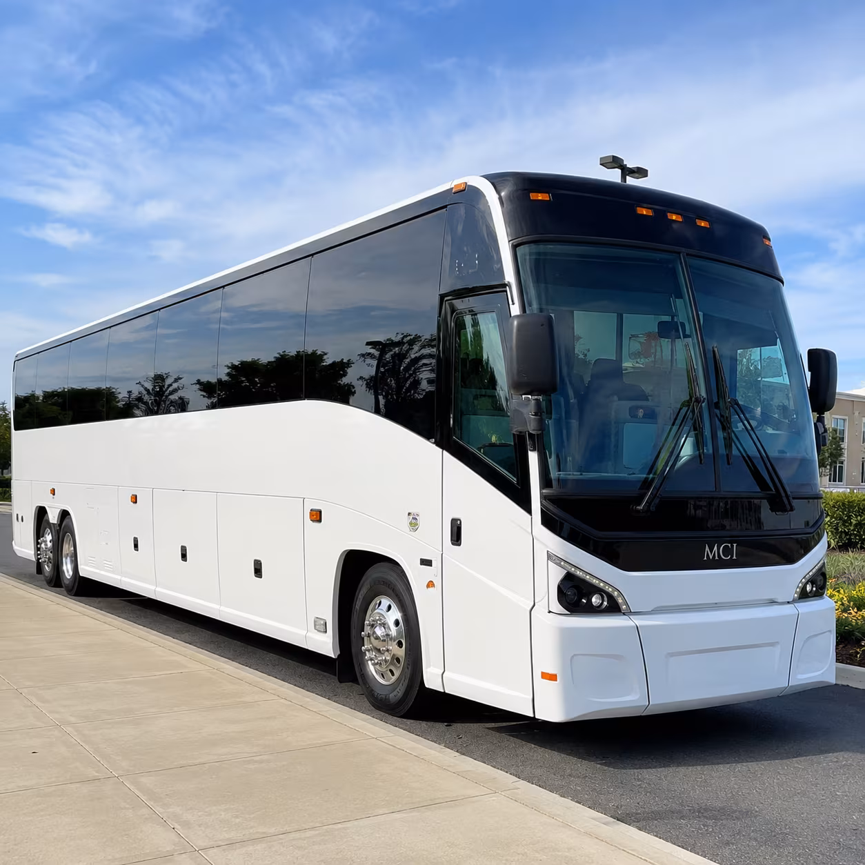 one corporate bus handles the lax transfer your whole team needs